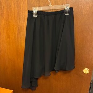BCX Asymmetrical Skirt, Y2K Black